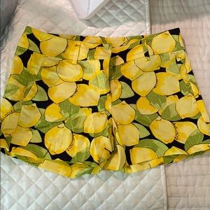 Lemon print Ann Taylor shorts